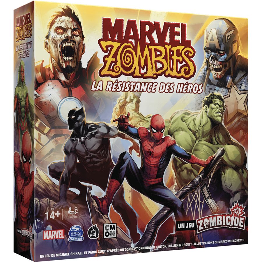 Boîte du jeu Marvel Zombies: La Résistance des Héros (VF)