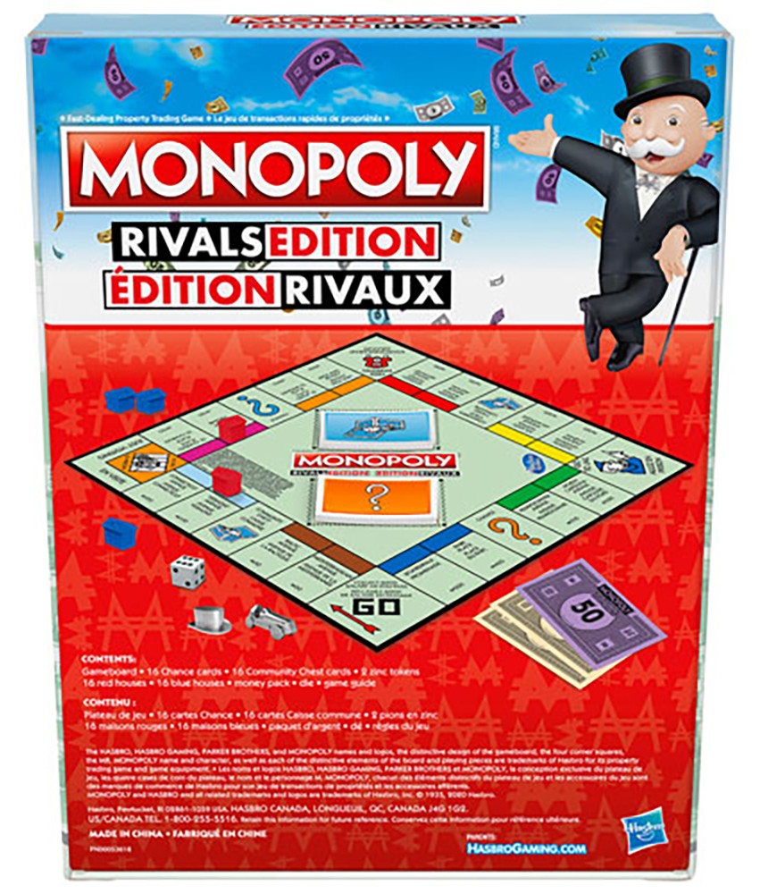 Présentation du jeu Monopoly - Édition Rivaux (ML)
