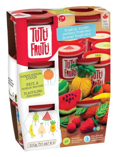 Boîte du bricolage Tutti Frutti: 6 Pots - Parfum Tropicaux