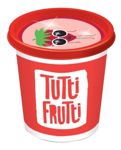 Boîte du bricolage Tutti Frutti Scintillant: Fraise (100gr - 3.5 oz)