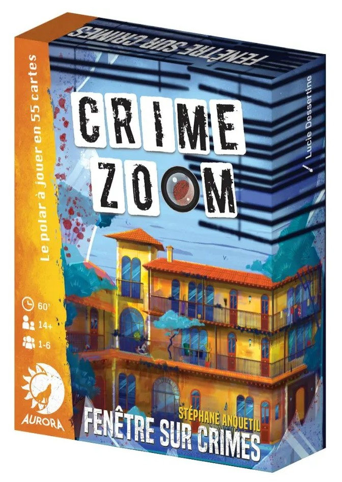 Boîte du jeu Crime Zoom - Fenêtre sur Crimes