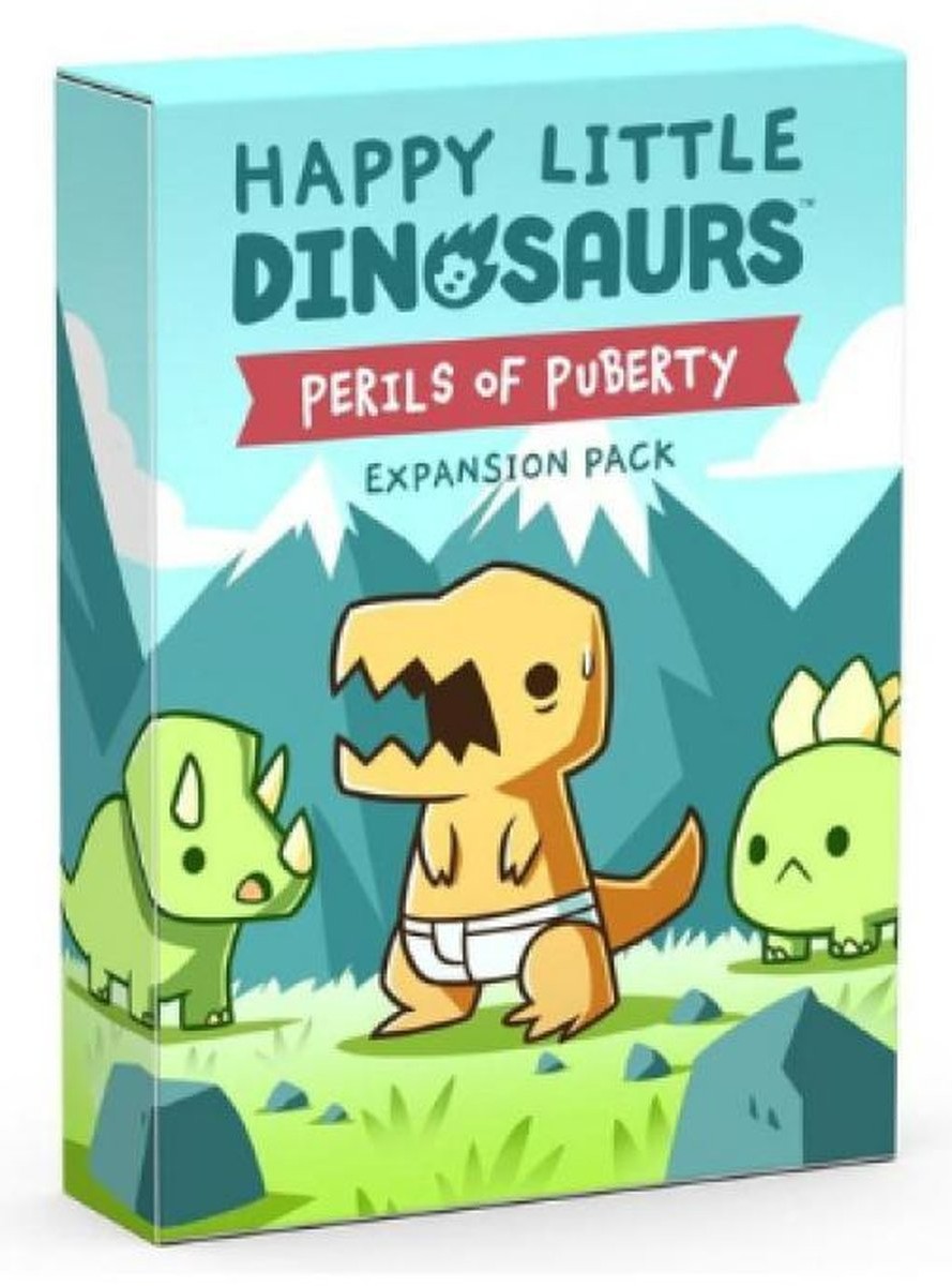 Boîte du jeu Happy Little Dinosaurs: Les Périls de la Puberté (VF)