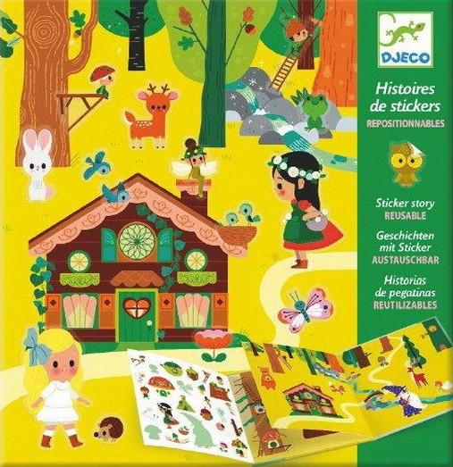Boîte du bricolage Histoires de stickers - La Forêt Magique