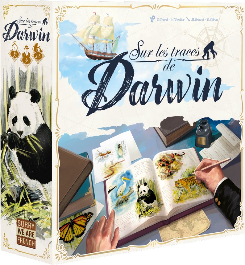 Boîte du jeu Sur les Traces de Darwin