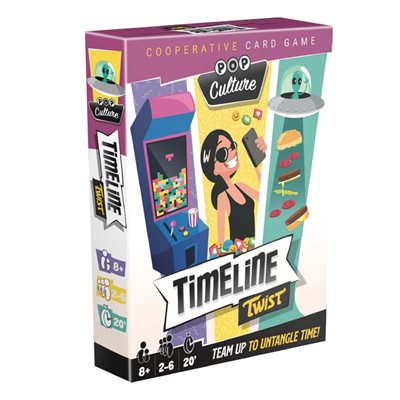 Boîte du jeu Timeline Twist - Pop Culture (VF)