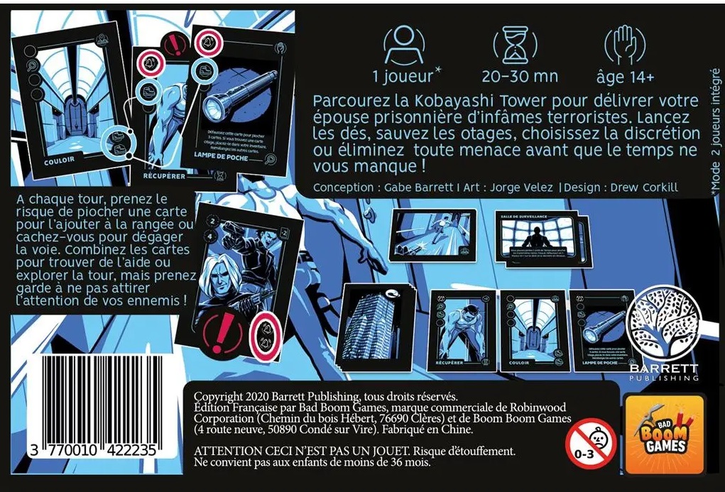 Présentation du jeu Traqué: Kobayashi Tower (VF)