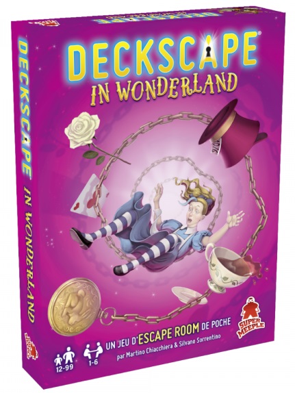 Boîte du jeu Deckscape : In Wonderland (VF).