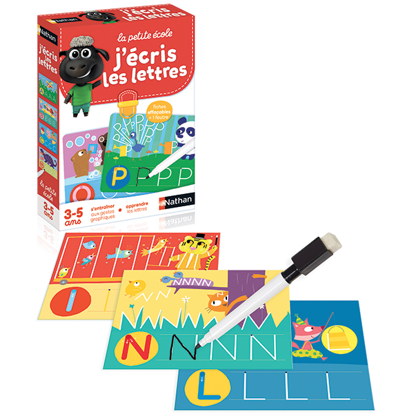 Boîte du jeu La petite école - J'écris les lettres