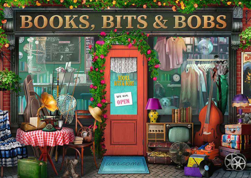 Livres et Bric-à-brac (1000 pièces) – Ravensburger