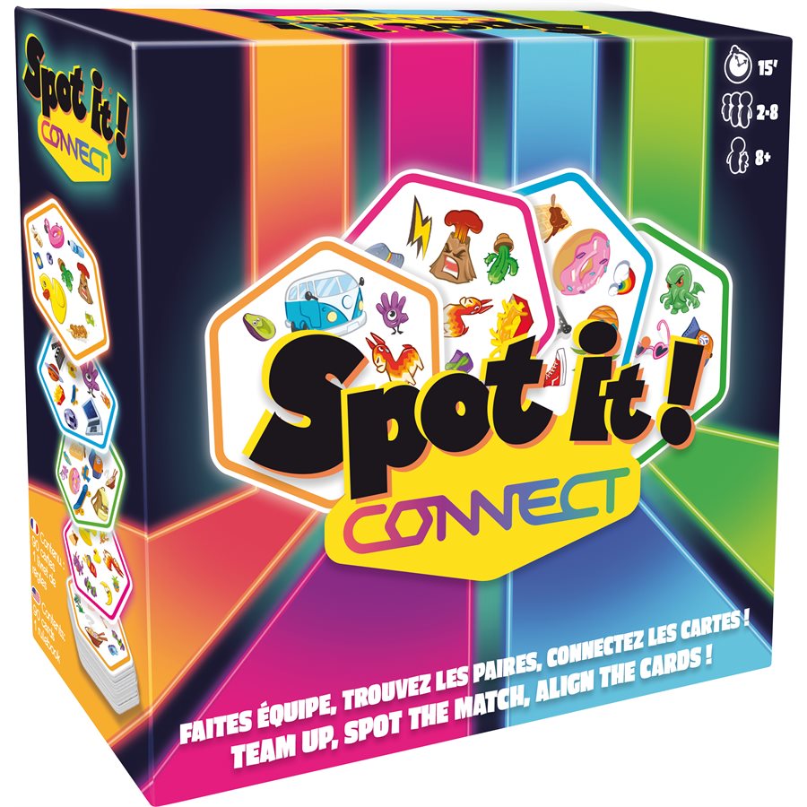 Boîte du jeu Spot it!/Dobble Connect (ML)