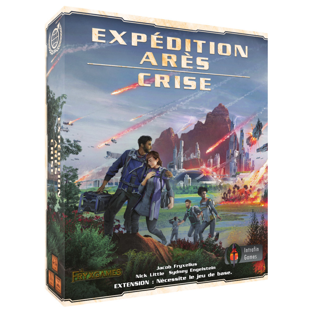 Boîte du jeu Terraforming Mars - Expédition Arès - Crise (ext)