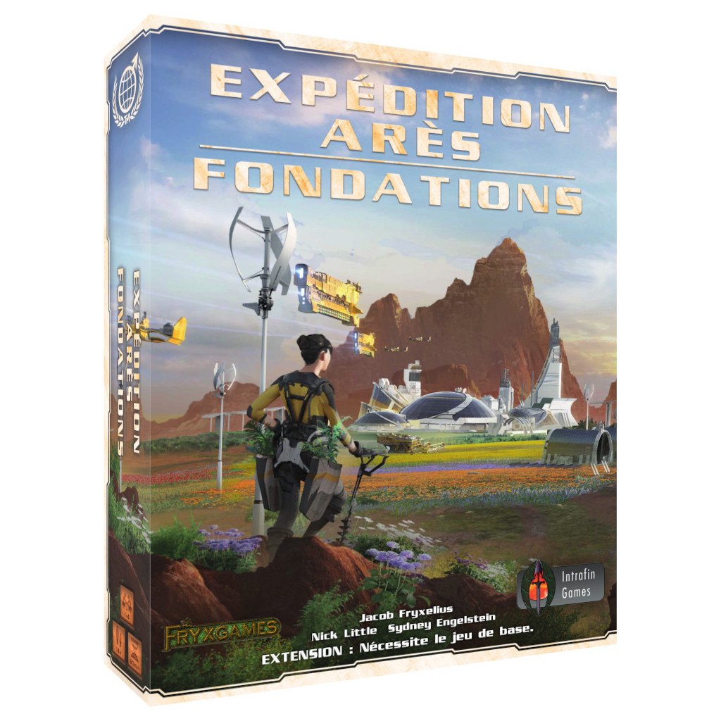 Boîte du jeu Terraforming Mars - Expédition Arès - Fondations (ext)