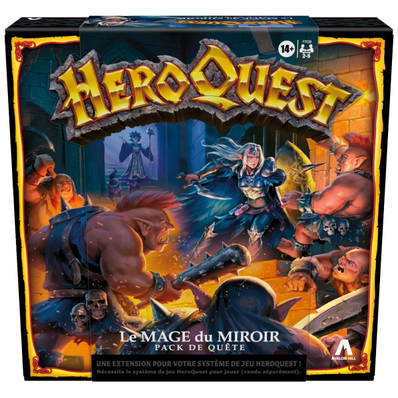 Boîte du jeu HeroQuest - Le Mage du Miroir (ext 4)