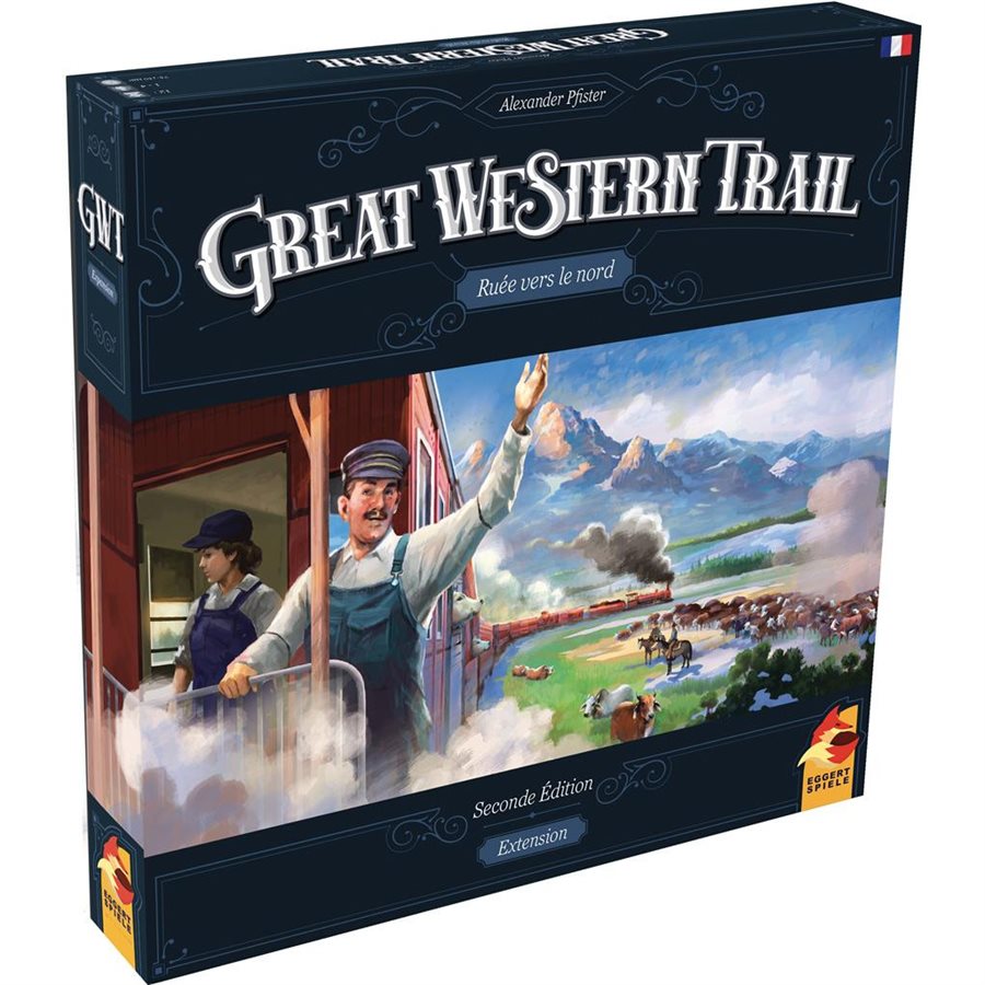 Boîte du jeu Great Western Trail: Second Edition - Ruée vers le Nord (ext)