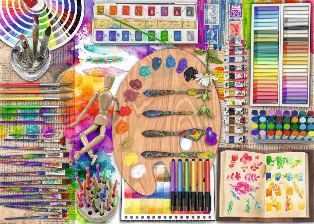 La Palette de l’Artiste (500 pièces XL) – Ravensburger