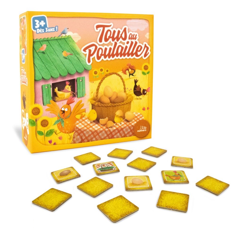 Présentation du jeu Tous au poulailler - Nouvelle Édition