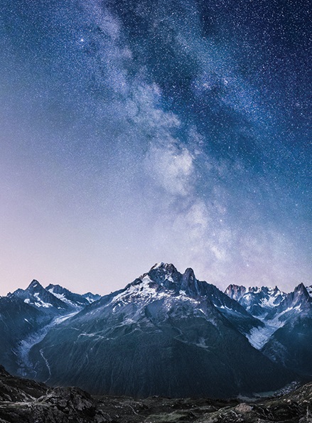 La Voie Lactée sur l’Aiguille Verte (500 pièces) – Nathan