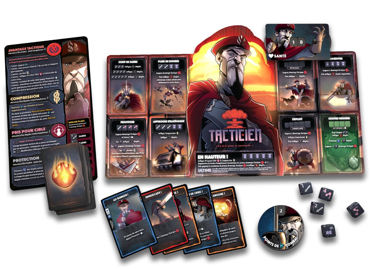 Dice Throne Saison 2 Tacticien vs Chasseresse LilloJEUX