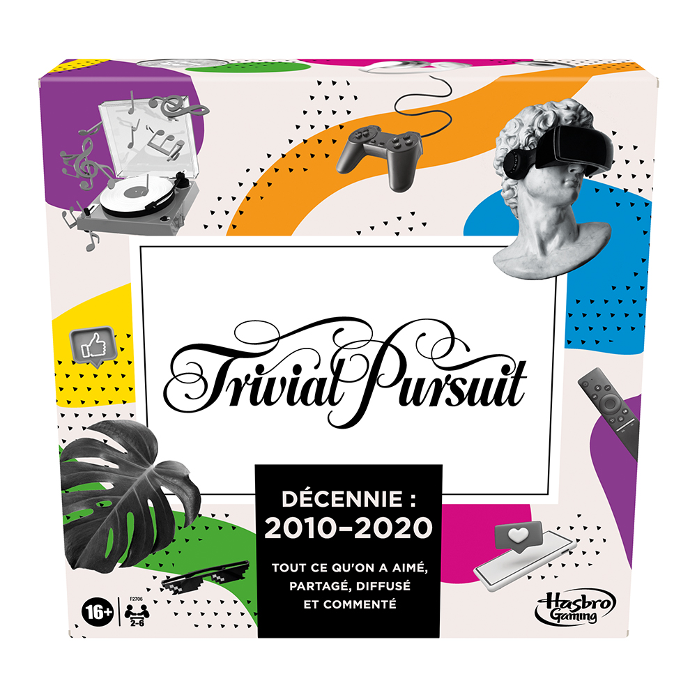 Boîte du jeu Trivial Pursuit Décennie: 2010-2020
