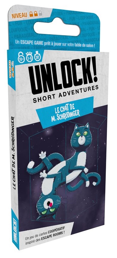 Boîte du jeu Unlock ! Short Adventures #8: Le Chat de M. Schrödinger