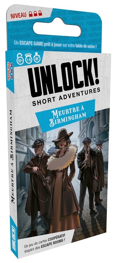 Boîte du jeu Unlock ! Short Adventures #9: Meurtre à Birmingham