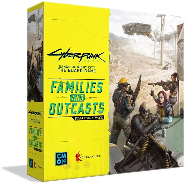 Boîte du jeu Cyberpunk 2077: Gangs of Night City - Families and Outcasts (ext) (VF)