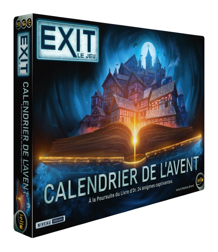 Boîte du jeu Exit : Calendrier de l'Avent 2 - À la Poursuite du Livre d'Or