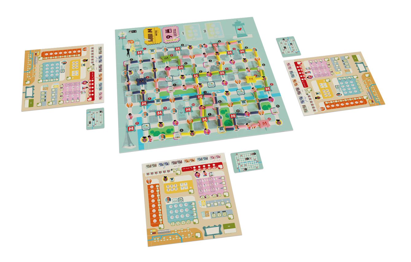 Présentation du jeu Get On Board - Paris & Rome