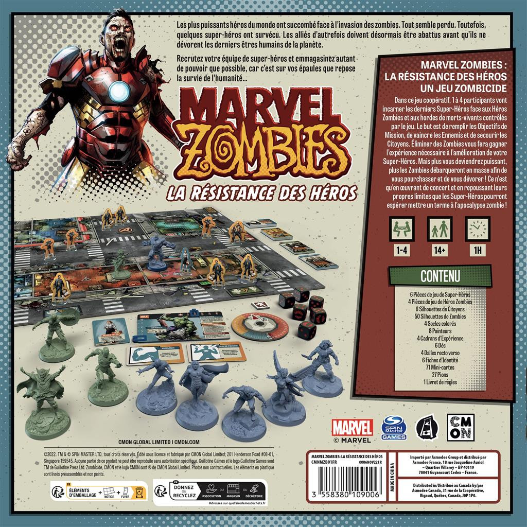 Présentation du jeu Marvel Zombies: La Résistance des Héros (VF)