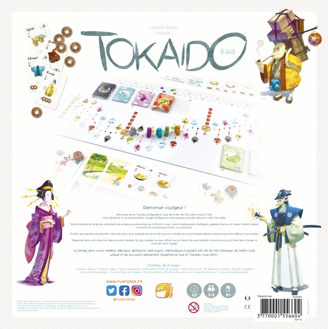 Présentation du jeu Tokaido (VF)