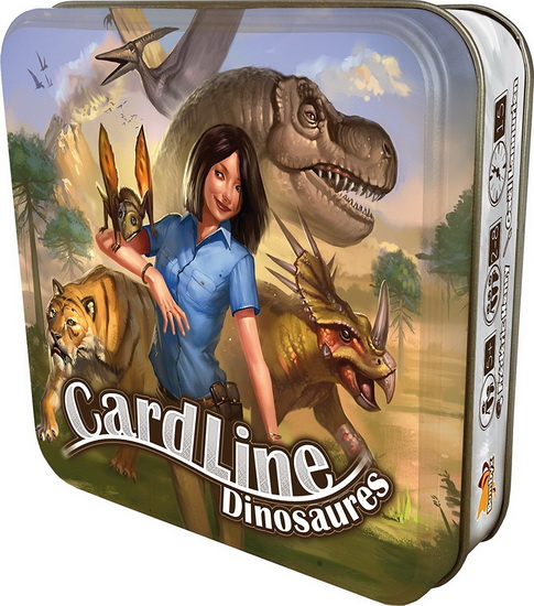 Boîte du jeu Cardline - Dinosaures