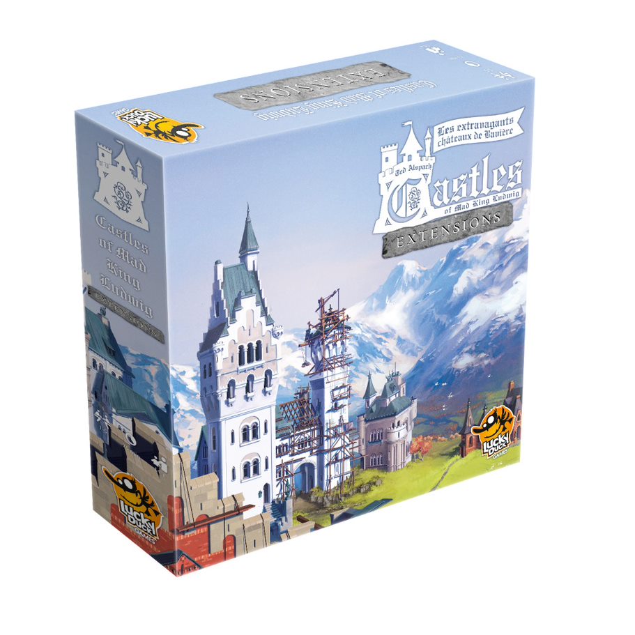 Boîte du jeu Castles of Mad King Ludwig - Les Extravagants Châteaux de Bavière (VF)