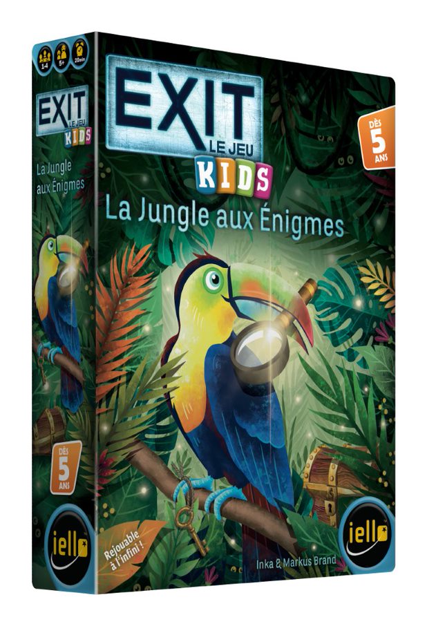 Boîte du jeu Exit Kids: La Jungle aux Énigmes