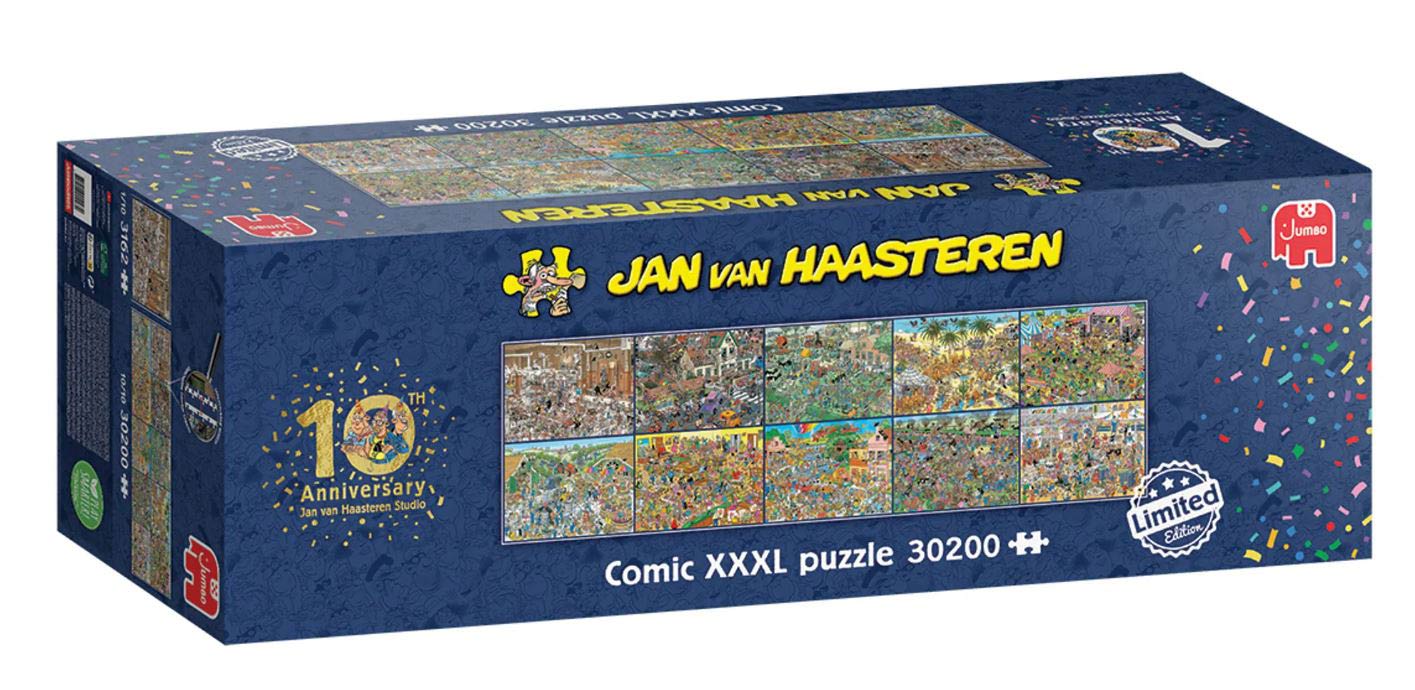 Boîte du casse-tête JVH - Puzzle Comic XXXL - 10 Anniversary (30200 pièces) - Jumbo