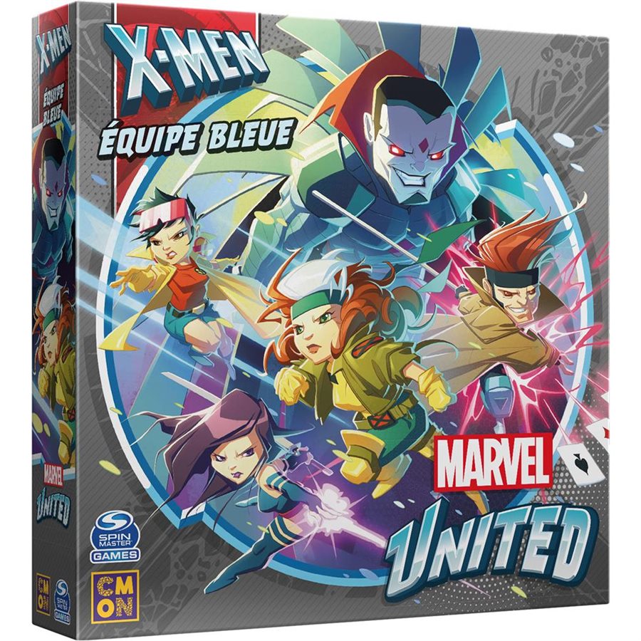 Boîte du jeu Marvel United - X-Men: Blue Team (ext) (VF)