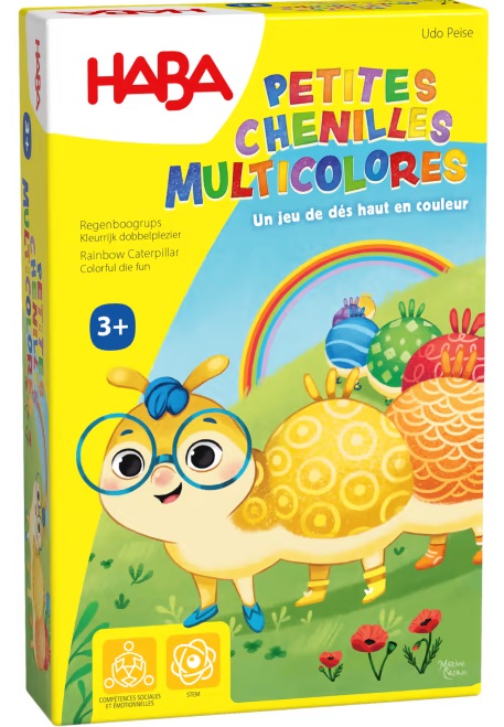 Boîte du jeu Petites Chenilles Multicolores (ML)