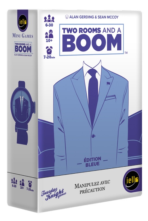 Boîte du jeu Two Rooms and a Boom - Édition Bleu (VF)