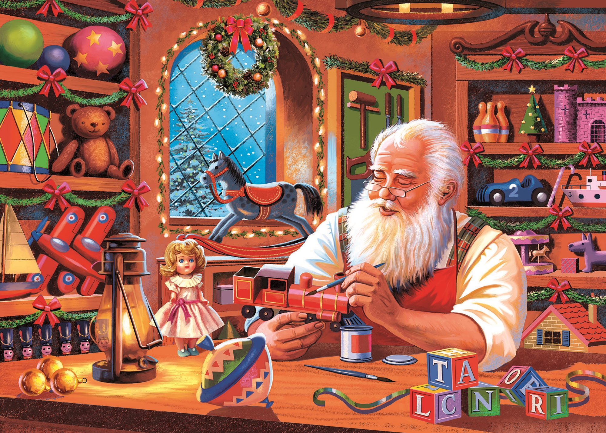 L’Atelier du Père Noël (1000 pièces) – Clementoni