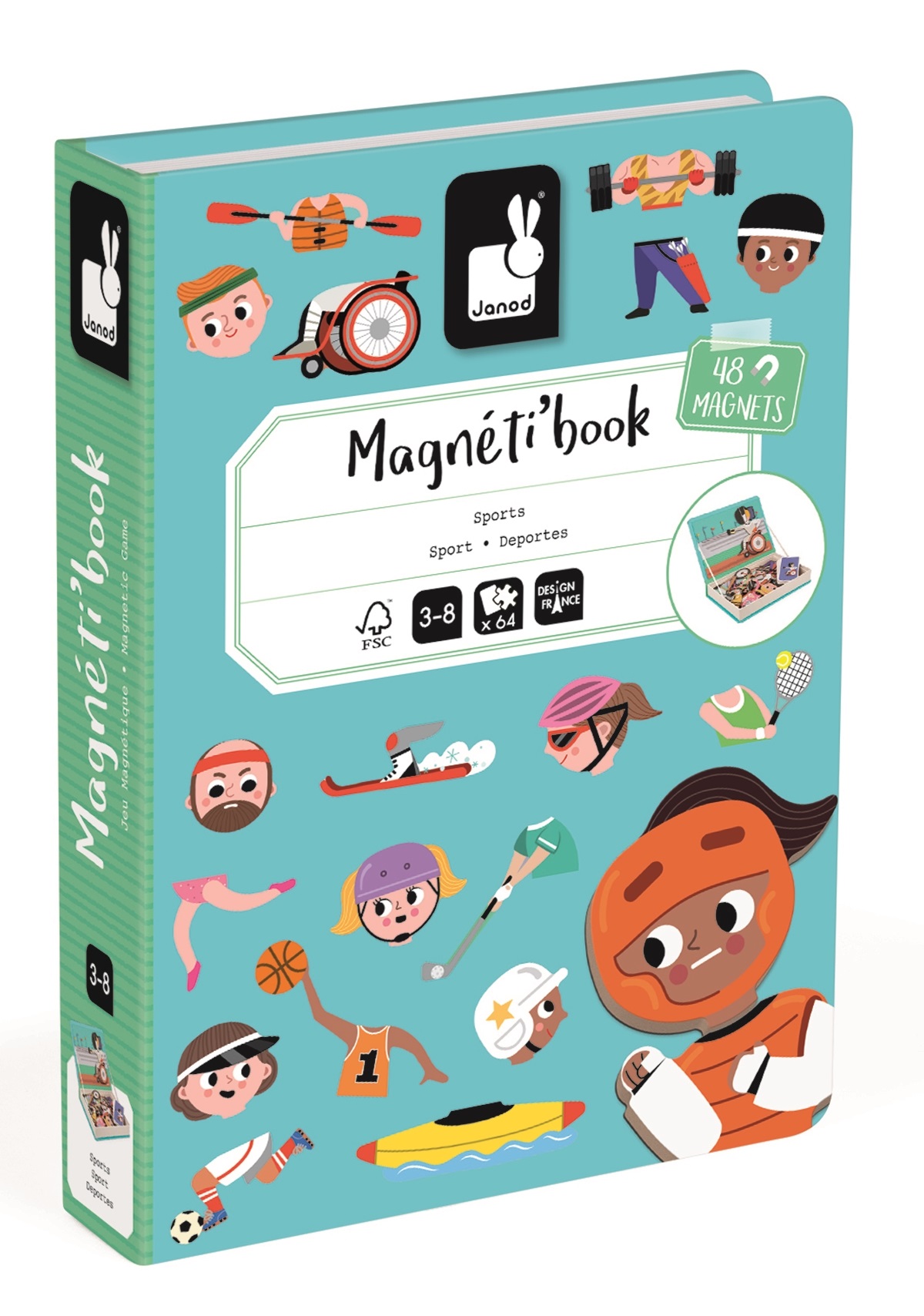 Boîte du jeu Magnéti'book - Sports