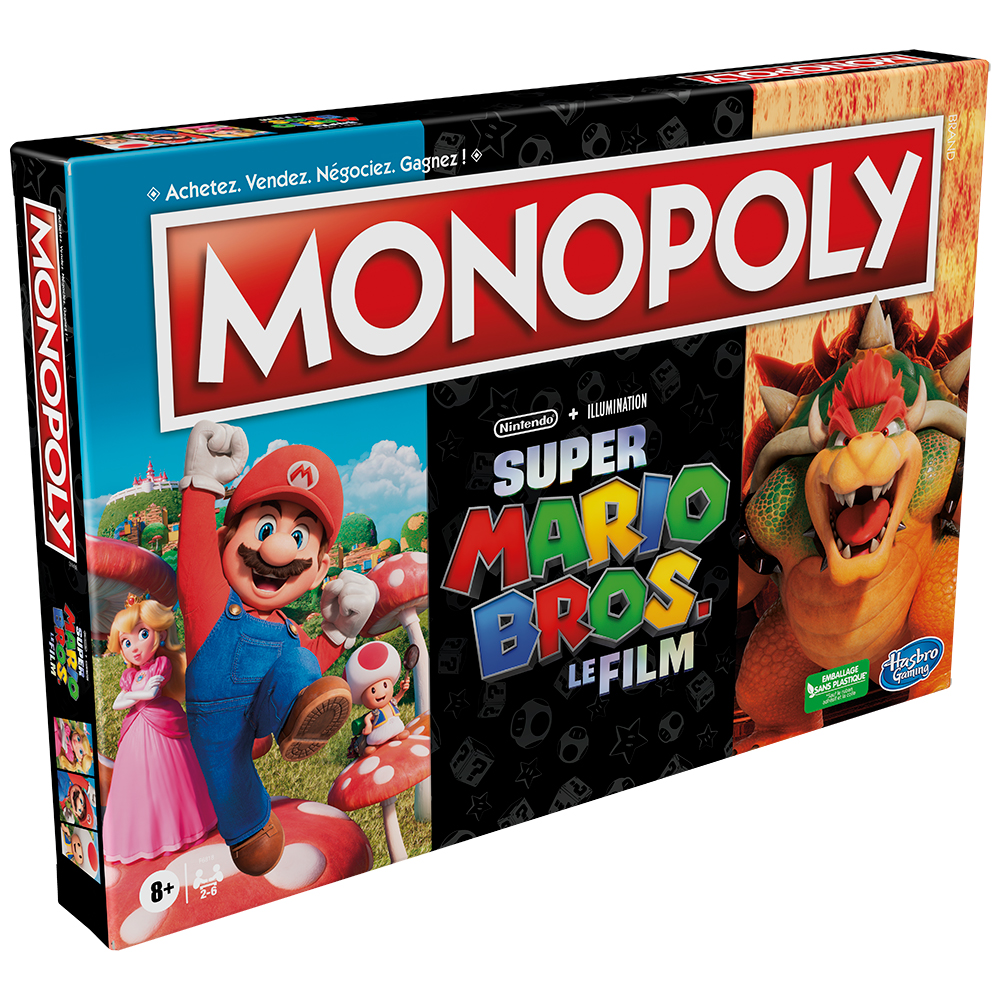 Boîte du jeu Monopoly - Super Mario Bros. Le Film (ML)