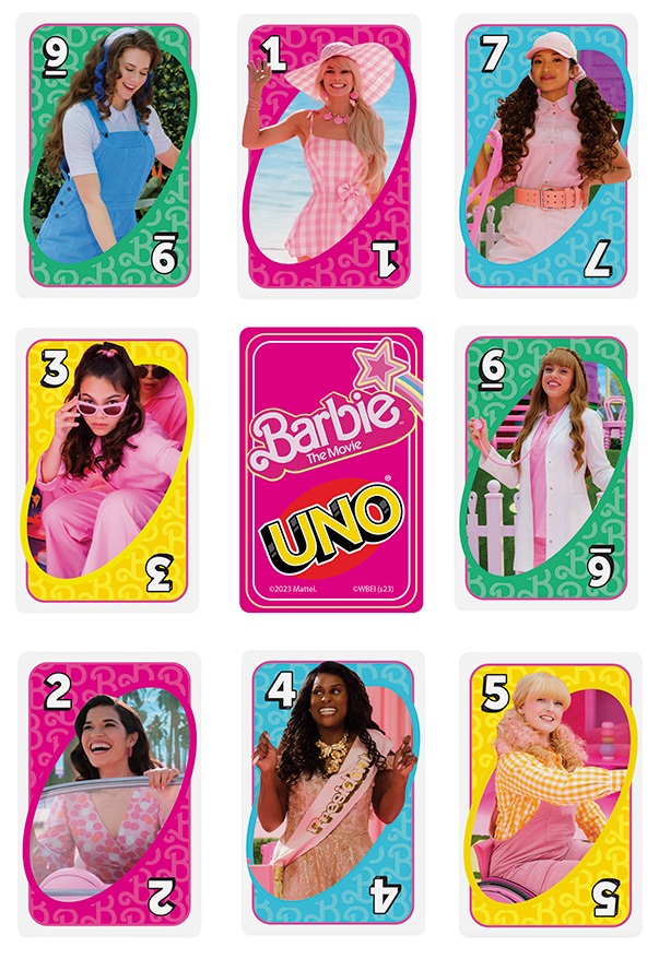 Présentation du jeu Uno - Barbie Le Film (ML)