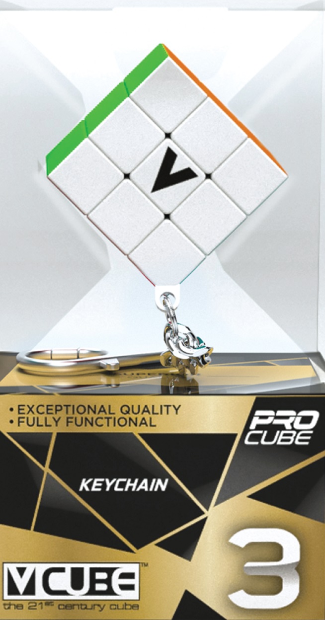 Boîte du jeu V-Cube - Porte-clé V3