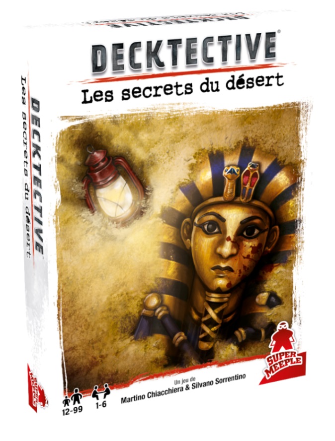 Boîte du jeu Decktective 6 - Les Secrets du désert