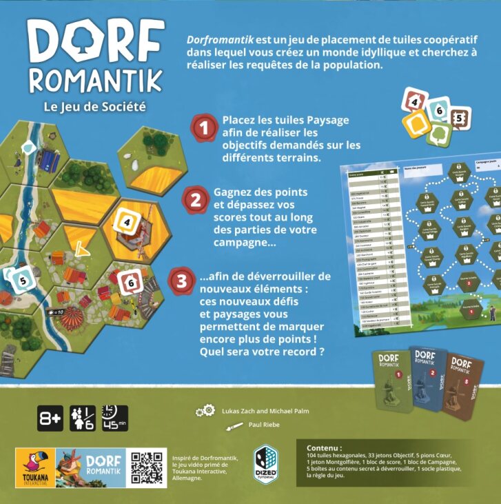 Présentation du jeu Dorfromantik - Le Jeu de Société
