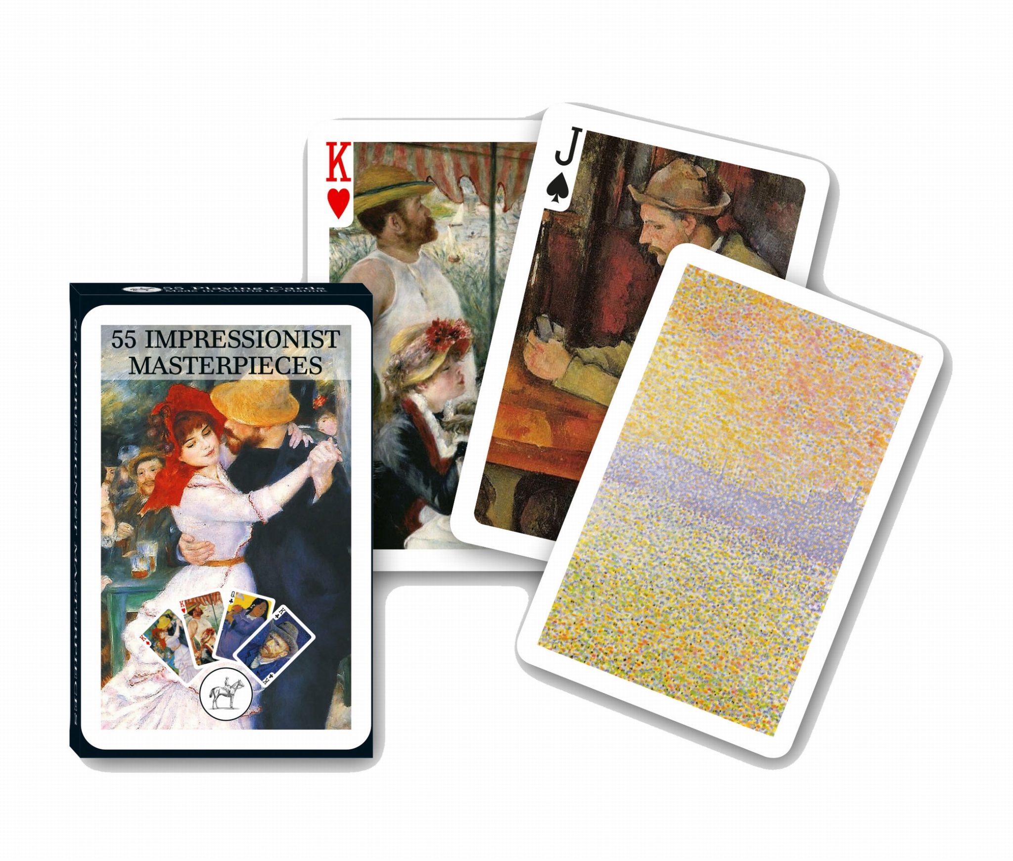 Boîte du jeu Jeu de cartes Simple - Chefs-D'œuvre Impressionnistes
