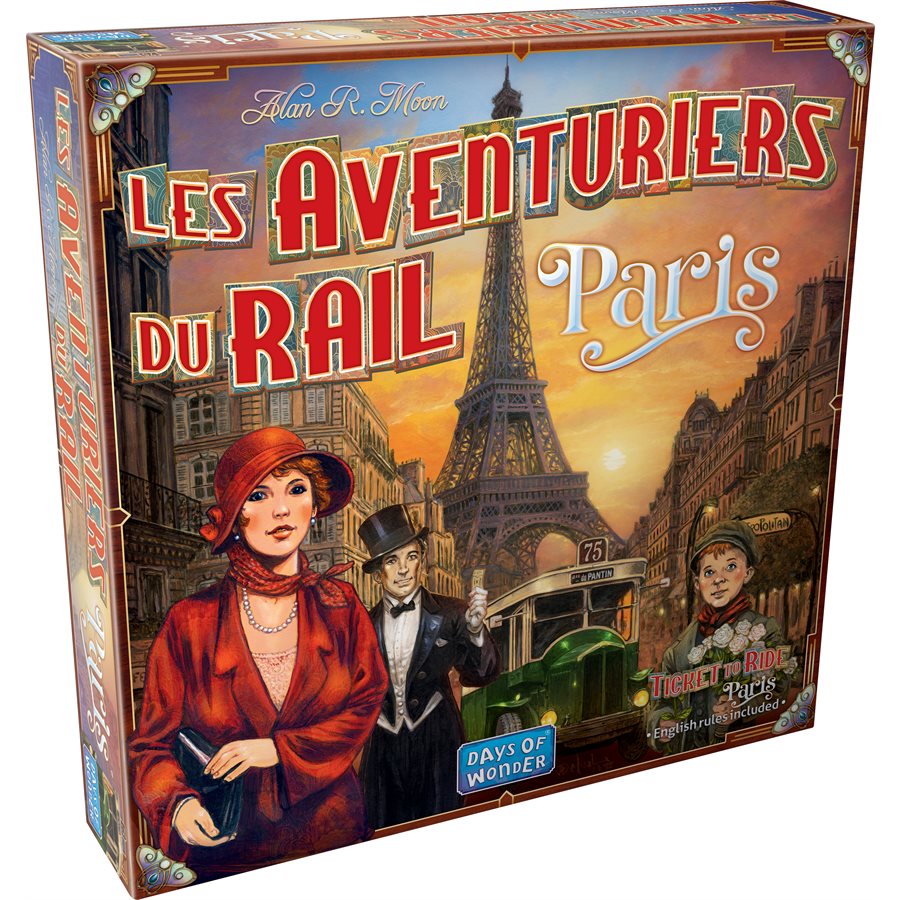 Boîte du jeu Les Aventuriers du Rail Express: Paris
