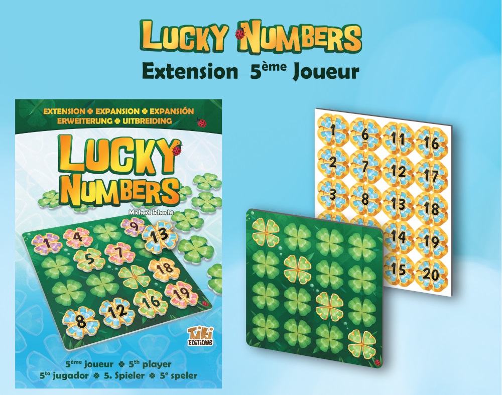 Présentation du jeu Lucky Numbers - Extension 5ième Joueur (ML)