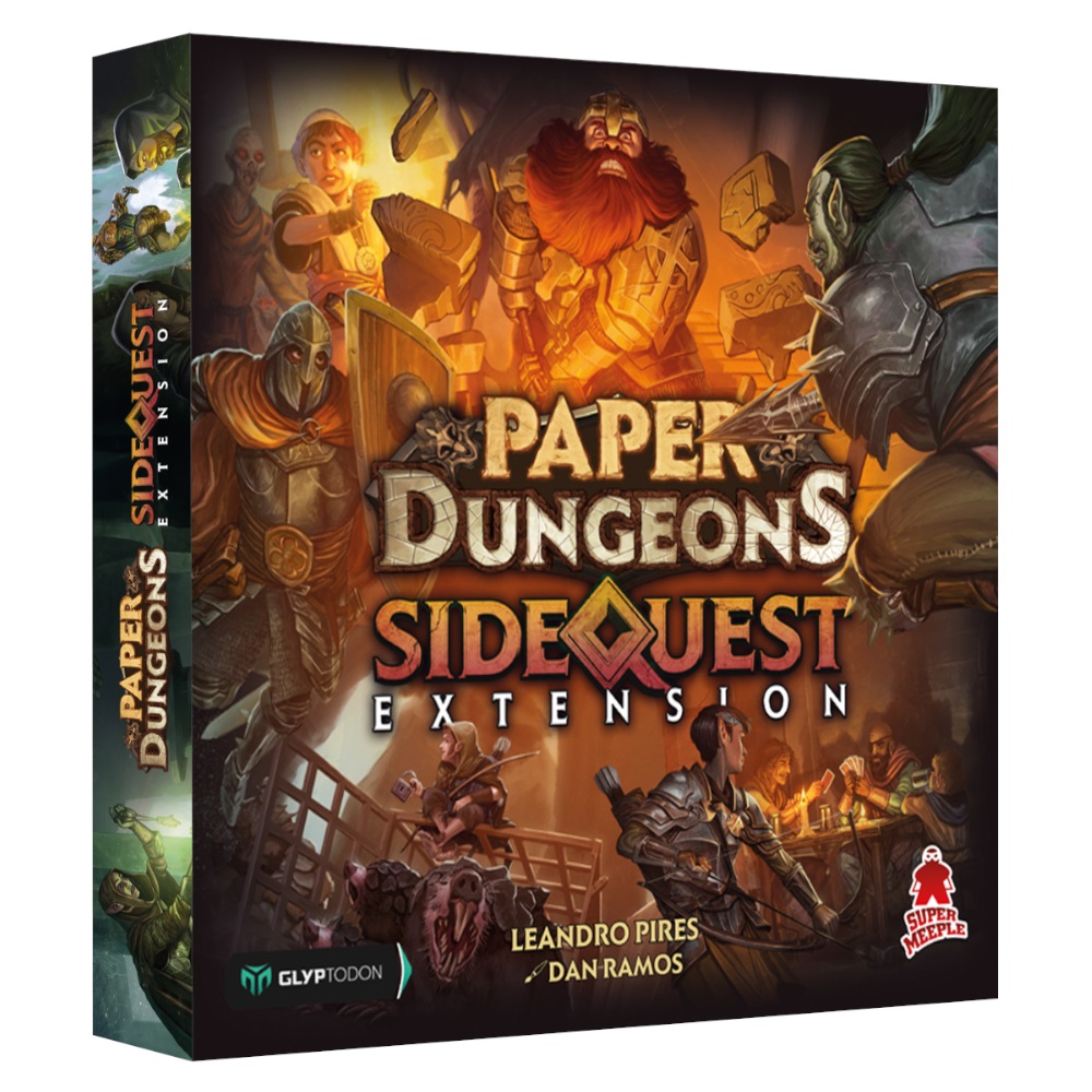 Boîte du jeu Paper Dungeons - SideQuest (ext) (VF)