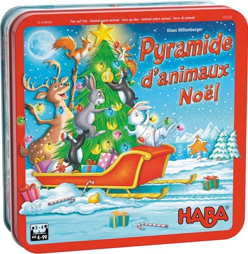 Boîte du jeu Pyramide d'animaux Noël (ML)