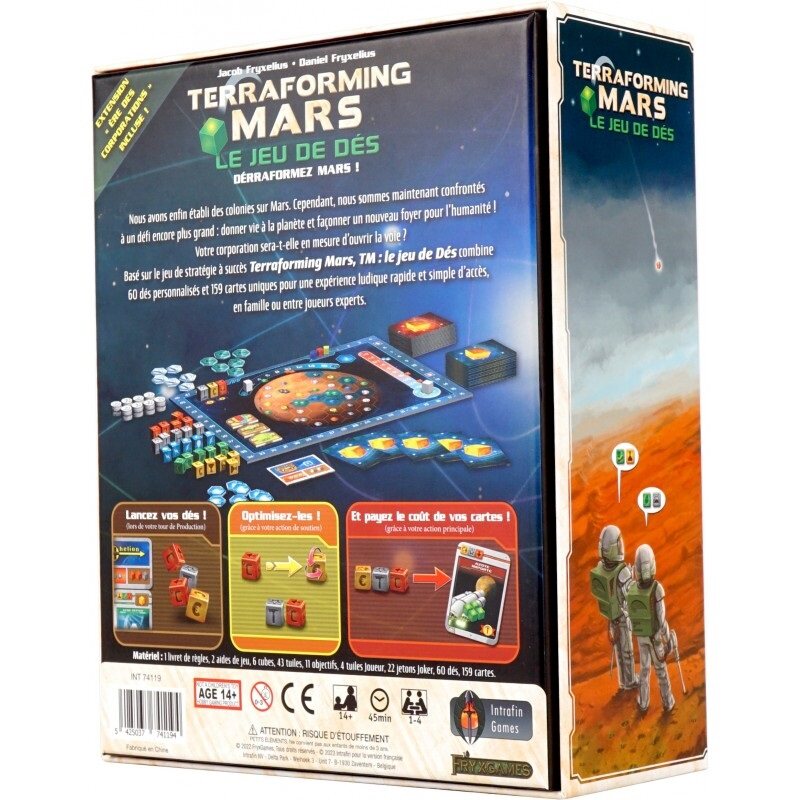 Présentation du jeu Terraforming Mars - Le Jeu de Dés